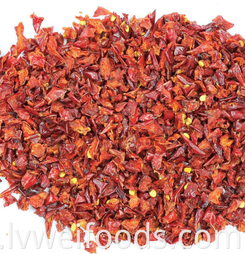 Dehydrated Mexican Red Pepper Granules 6 6mm